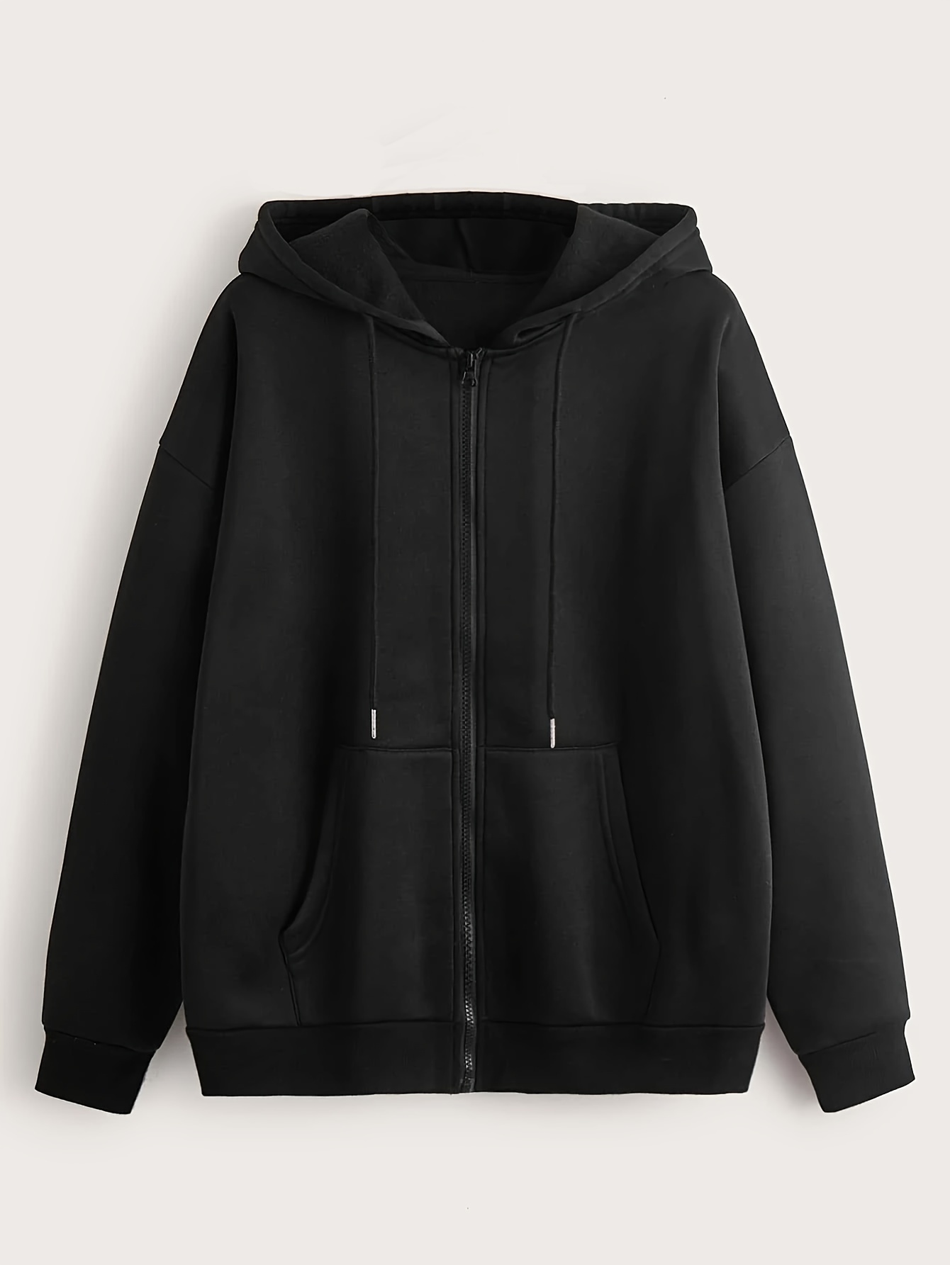 Cheap black zip up hoodie best sale