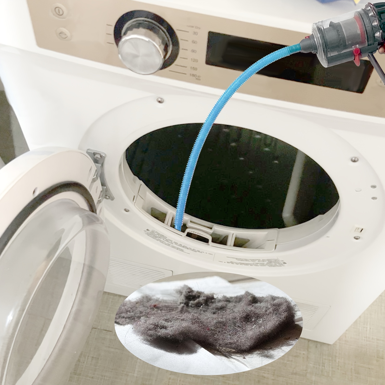 Dryer Vent Cleaner Kit Vacuum Hose Attachment Brush Lint Remover Power Washer And Dryer Vent Vacuum Hose 247947