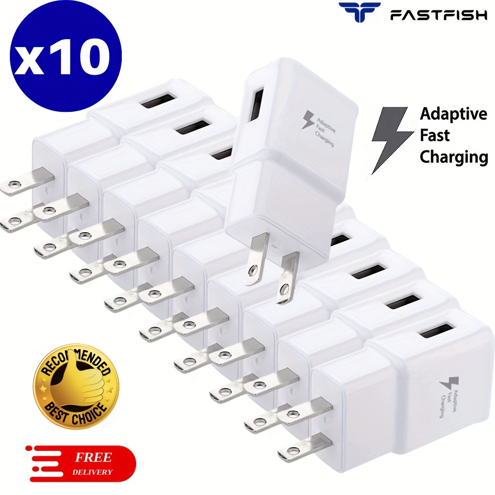 

Fastfish 10pcs For S10 Charger Block Adapter Lot S10e S10+