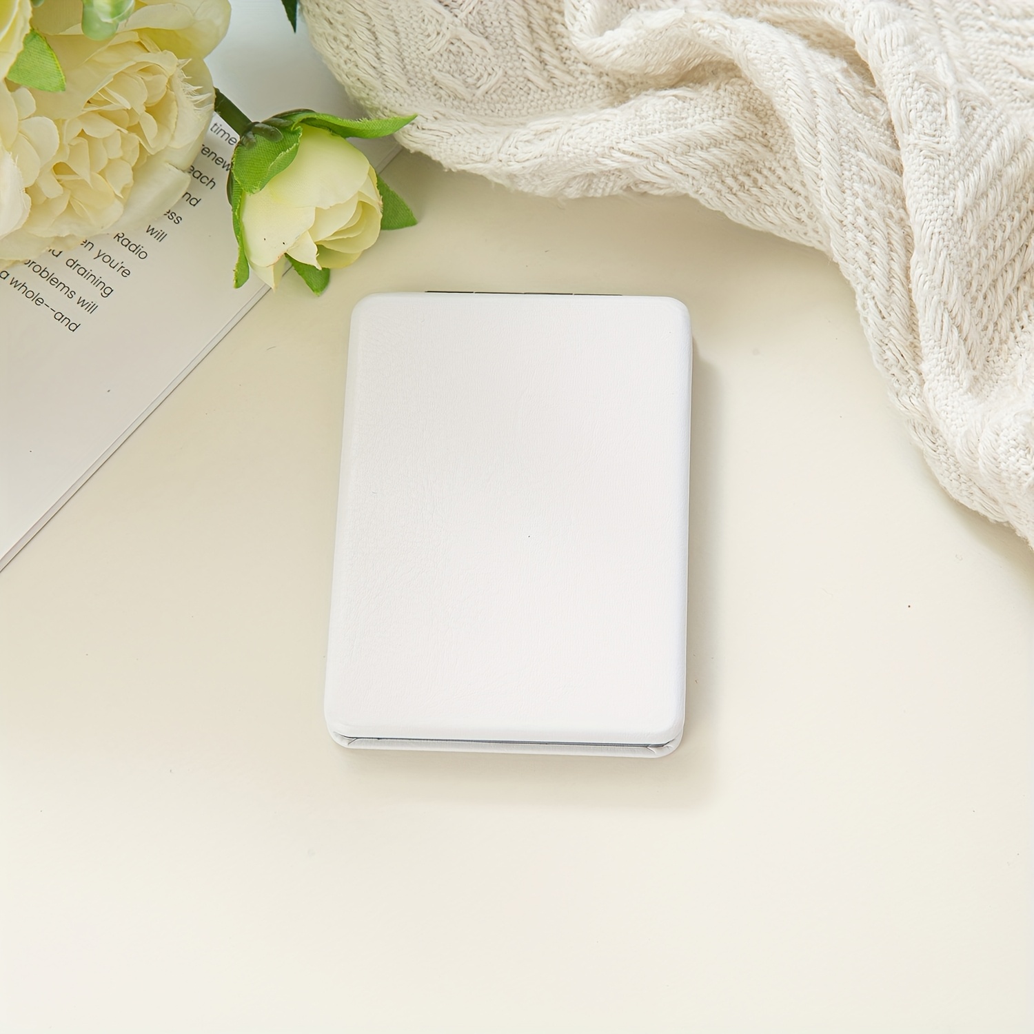 10pcs/20pcs/30pcs Square Small Mirrors, Portable Dual-Sided Design