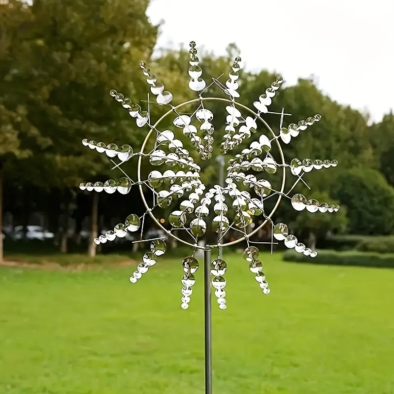 

2pcs Unique And Magical Windmill - 3d Wind Kinetic Sculpture - Wind Catchers Outdoor Patio Decoration - Wind Spinners Suitable For Outdoor Garden