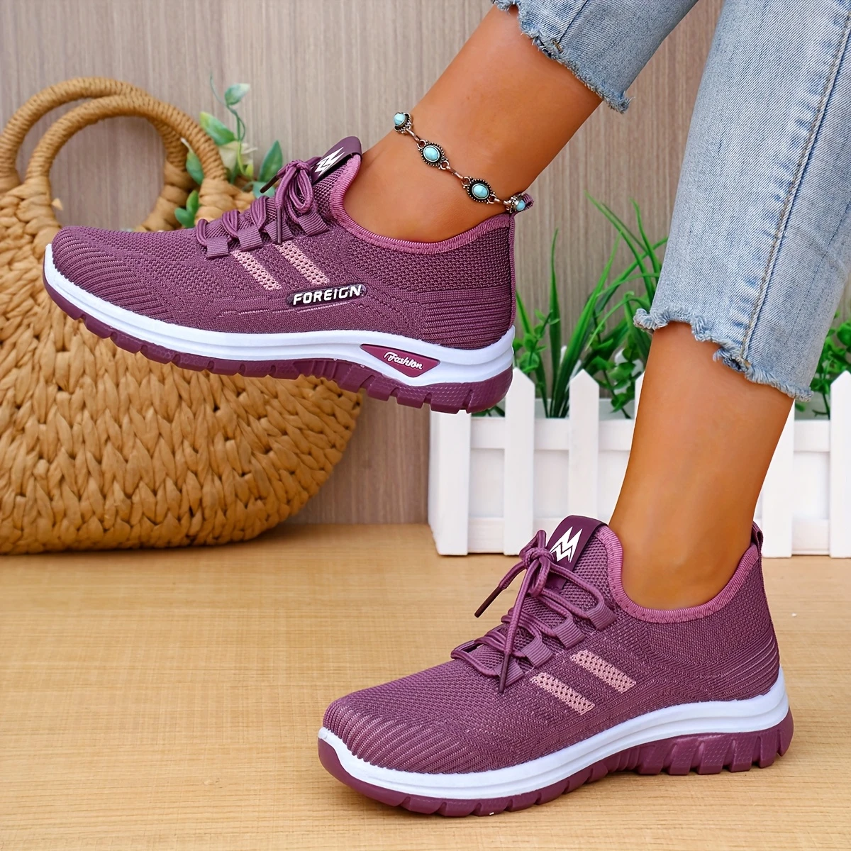 womens casual sports white sneakers a summer must have for featuring a cushioned flat sole for shock absorption slip on shoes are daily commutes outdoor activities and details 7