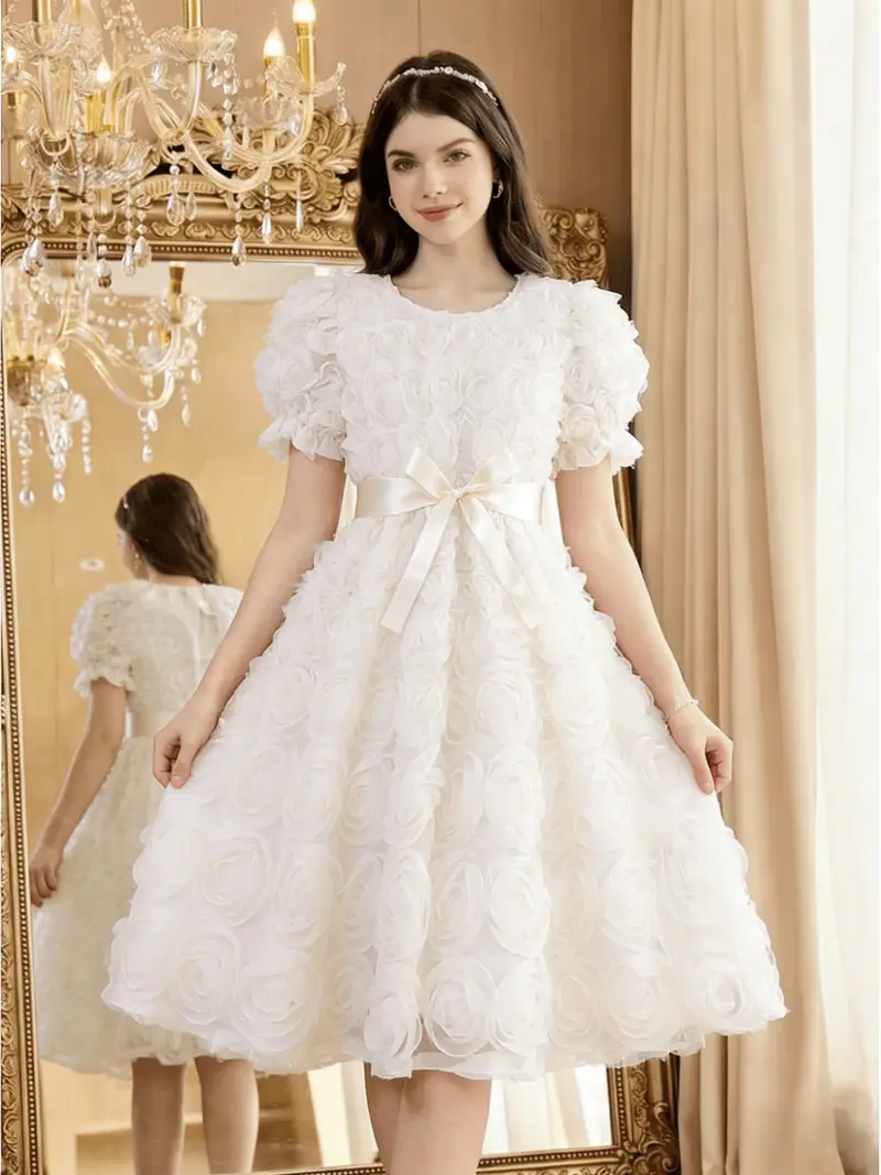 formal dress for teen girls Teen Girl Blue Long Dress Formal Dress For Children's Birthday Parties And Performances