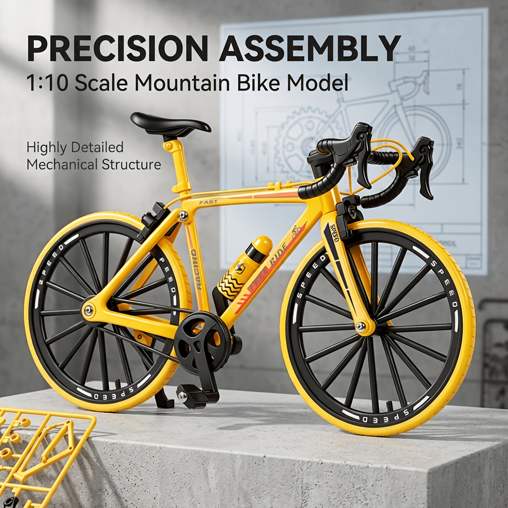 45pcs Road Bicycle Assembly Model Ornament