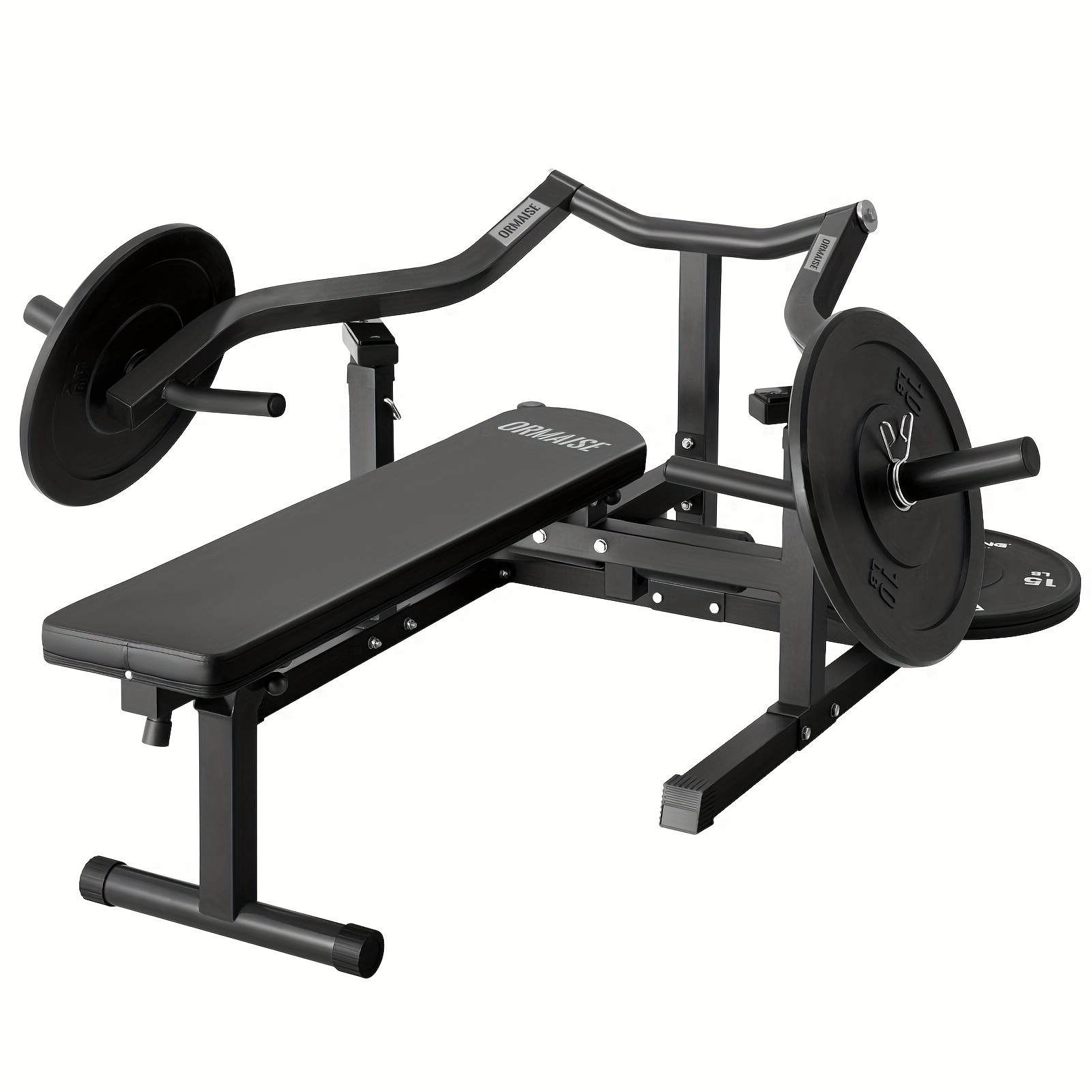 thumbnail image 2 of 1250LBS Heavy-Duty * Press Machine With Independent Converging * - Multi-Functional Chest Press & Incline Bench For Home Gym 2 of 14