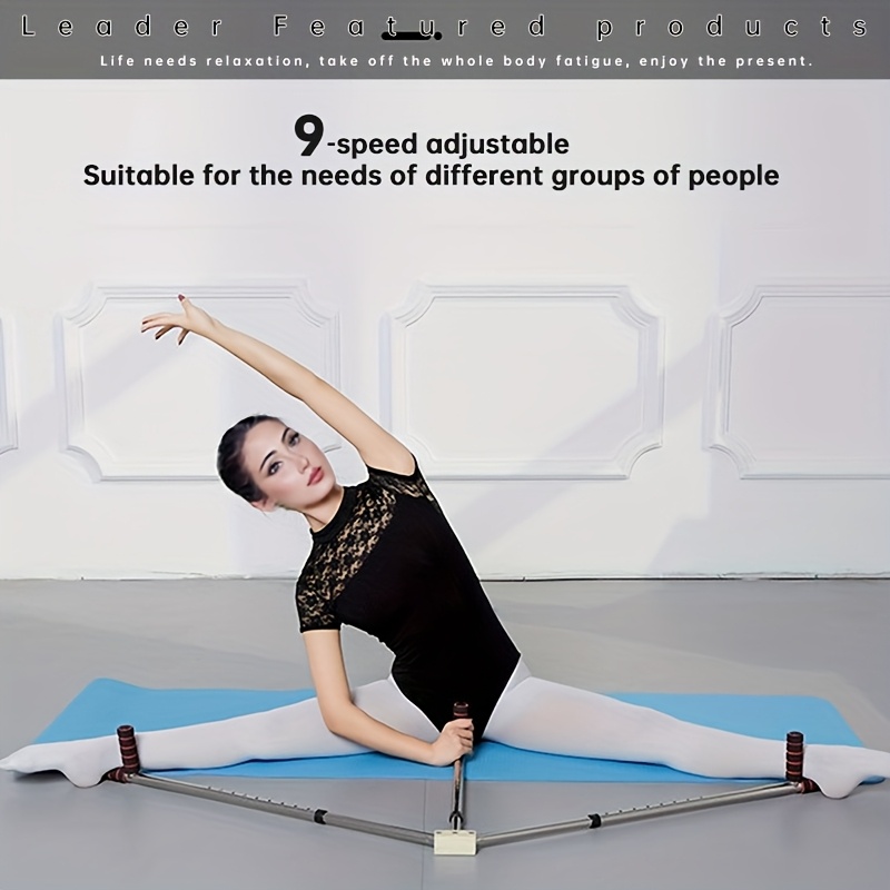9-Adjustable Yoga Leg Stretcher, Stainless Steel Flexibility Trainer for Yoga, Ballet, Dance, Gymnastics & Boxing – Enhance Flexibility & Range of Motion – Perfect Gift for Women’s Day, Teacher’s Day, Mother’s Day & More