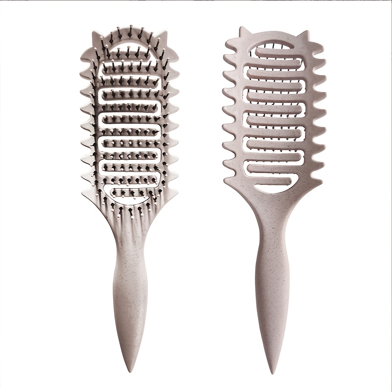 TEMU Peigne à Chat avec Design Oreilles de Chat - Brosse Démêlante Multicolore en Nylon pour Cheveux , Manche Ergonomique ABS, Électricité