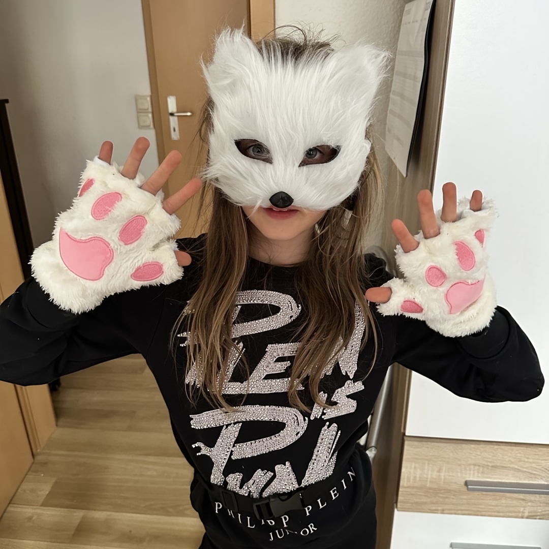 

Fox Kit , Paw Gloves, And Tail - For , , Christmas, Halloween, Easter - No Required For Performances