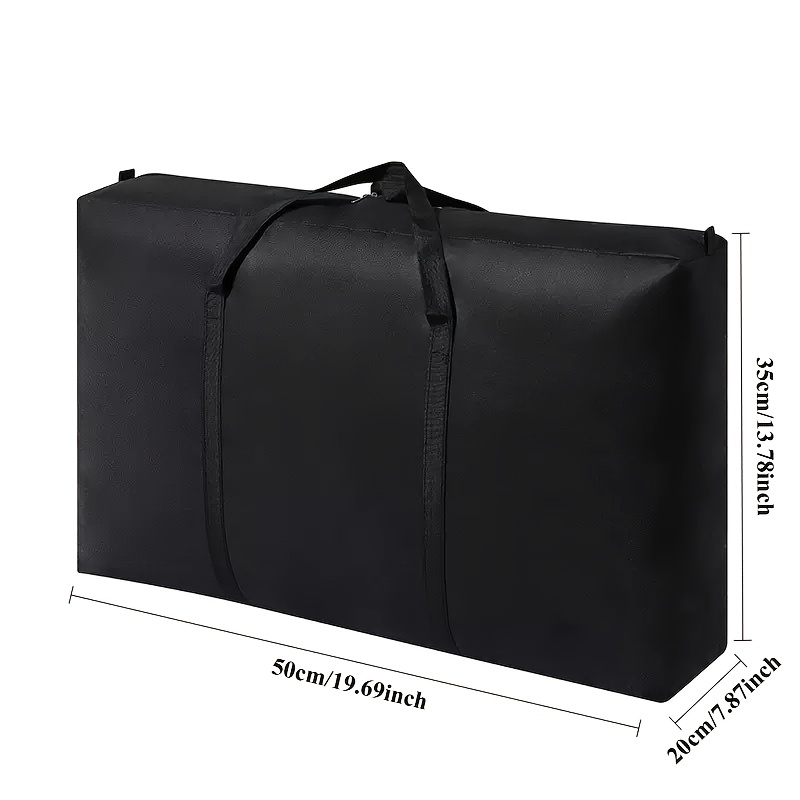 Durable Polyester Storage Bags With Zippers And Handles, Minimalist Oversized Moving Clothes Bags, Non-washable, Heavy Duty Moving Supplies And Boxes For College, Camping Essentials