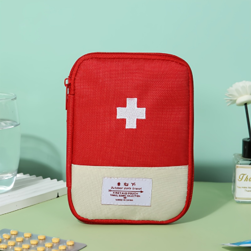 TEMU Portable Travel Medical Kit, Home And Aid Box With Essential Supplies - Suitable For 195 Countries, Emergency Preparedness, , Organized Storage,
