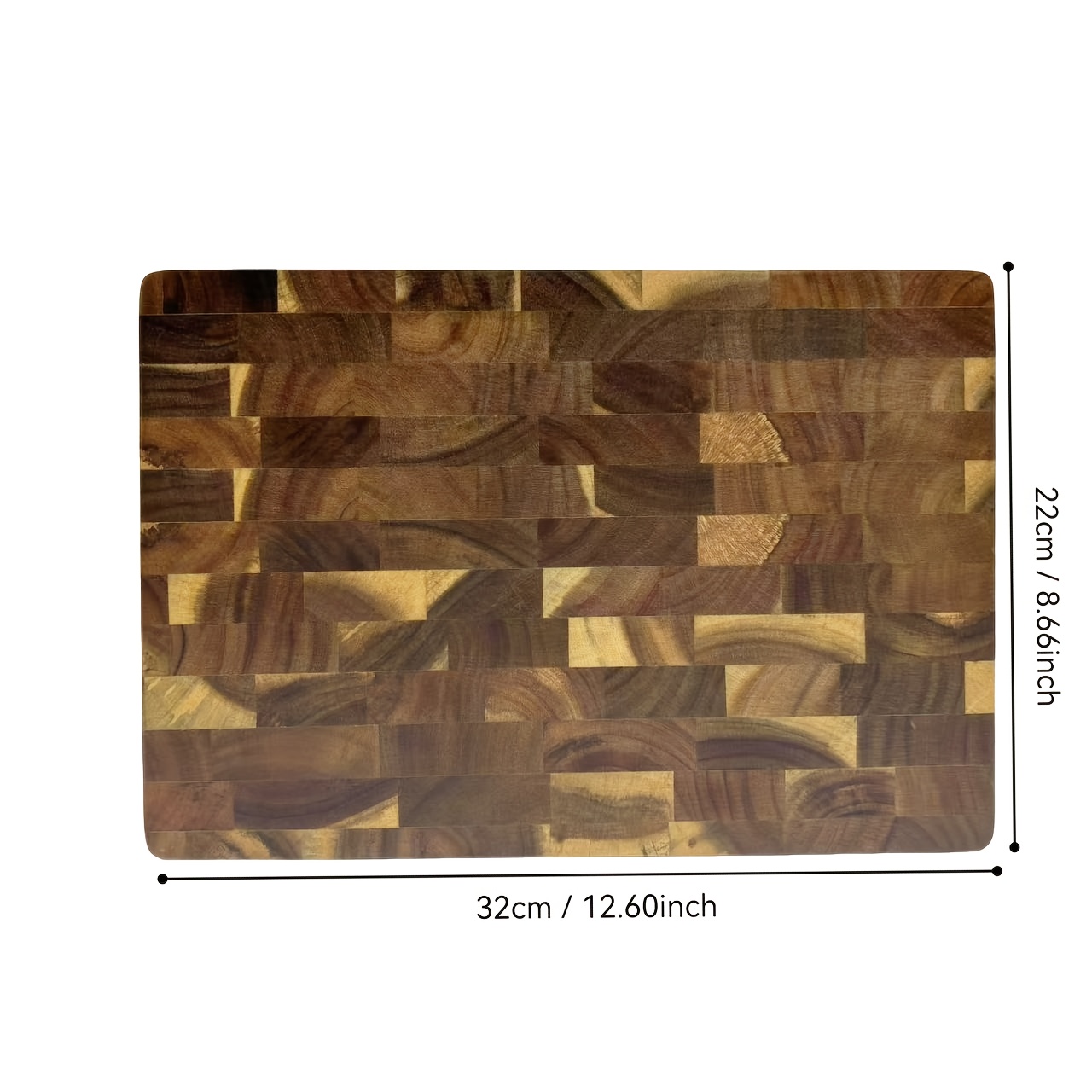 Image of Miyork 1pc High-quality Acacia Mangium Cutting Board - Durable Solid Wood Rectangular Board, Suitable For Cutting Meat, Cheese, | Food-safe Surface With , Multifunctional For Home And Professional Use