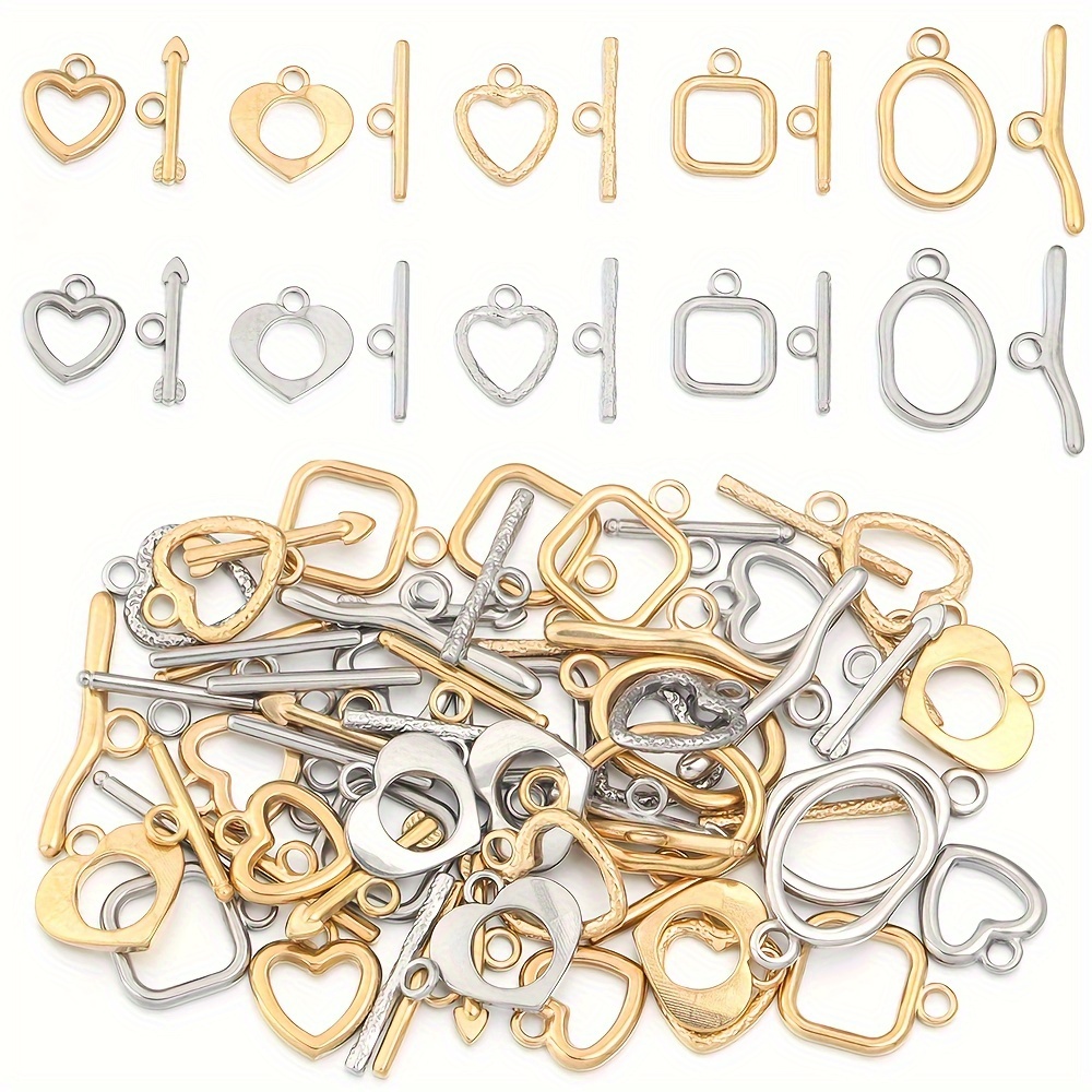 

Steel Ot Clasps Set - Assorted For , Necklace & Bracelet Accessories