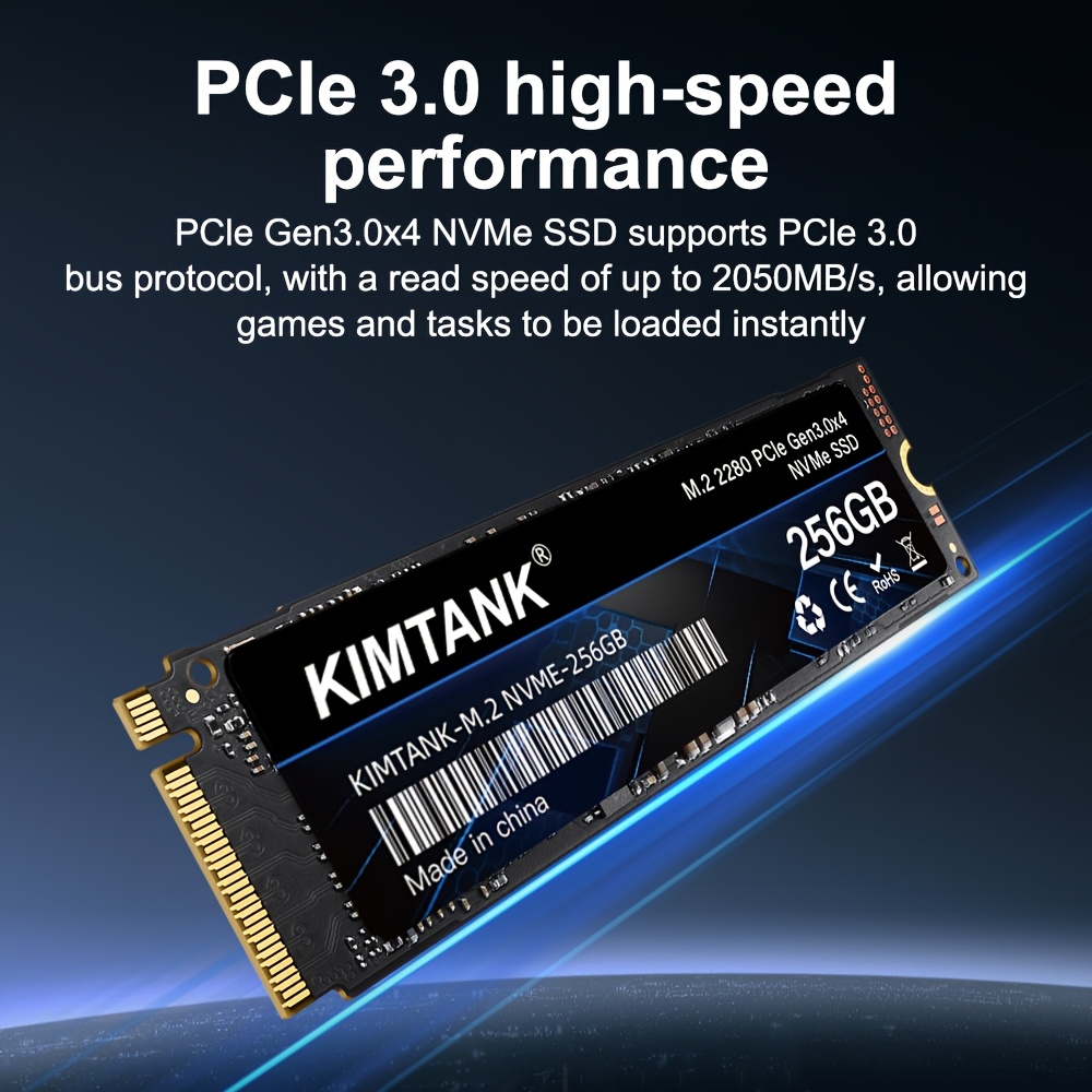   nvme m 2 ssd 256gb 512gb 1t pcie 3 0 2 050 mb s   600 mb s write internal ssd with high speed nvme technology for ps5 pc gaming 0