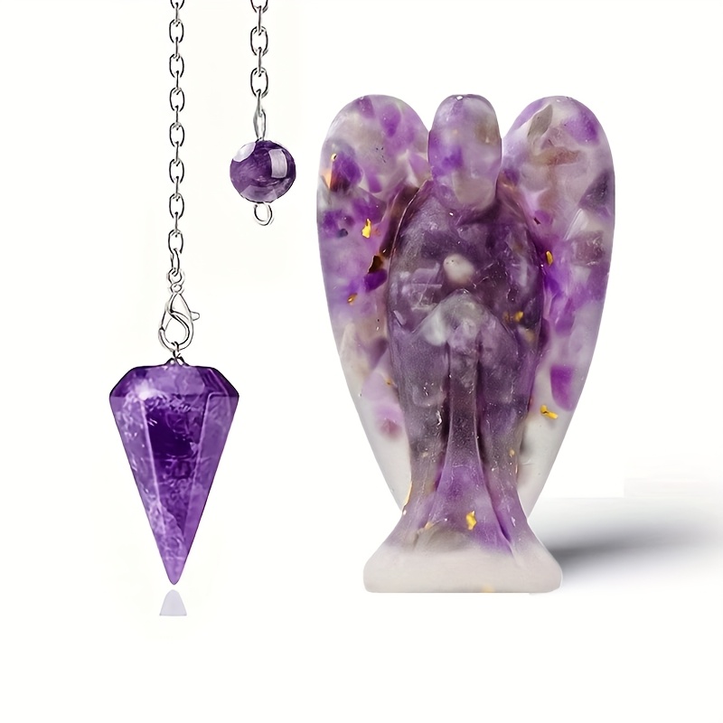 2 piezas de figuras de cuarzo
