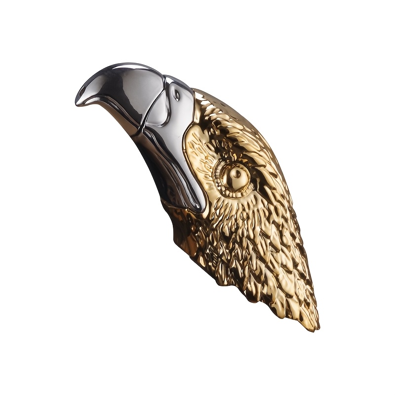 TEMU (without Butane)creative Eagle-style Refillable Soft Flame Lighter For Men, Eagle Design, Windproof, Ideal For Candles And Barbecues, Tool-style