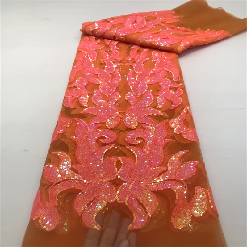 rose red african lace fabric sewing party dresses french net - Temu South  Africa