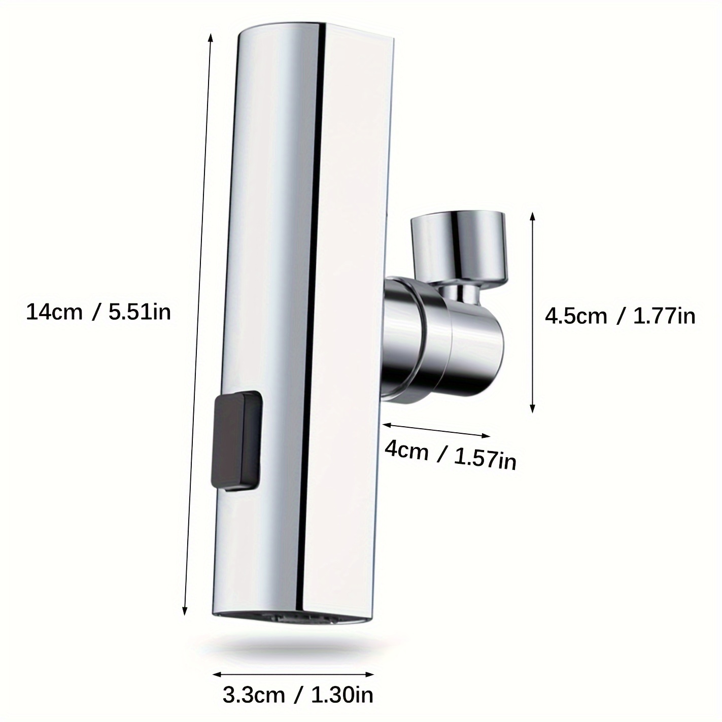3 in 1 360° Waterfall Kitchen Faucet, Touch Kitchen Faucets, Faucet Extender for Kitchen Sink, Swivel Waterfall Kitchen Faucet for Washing Vegetable Fruit details 2