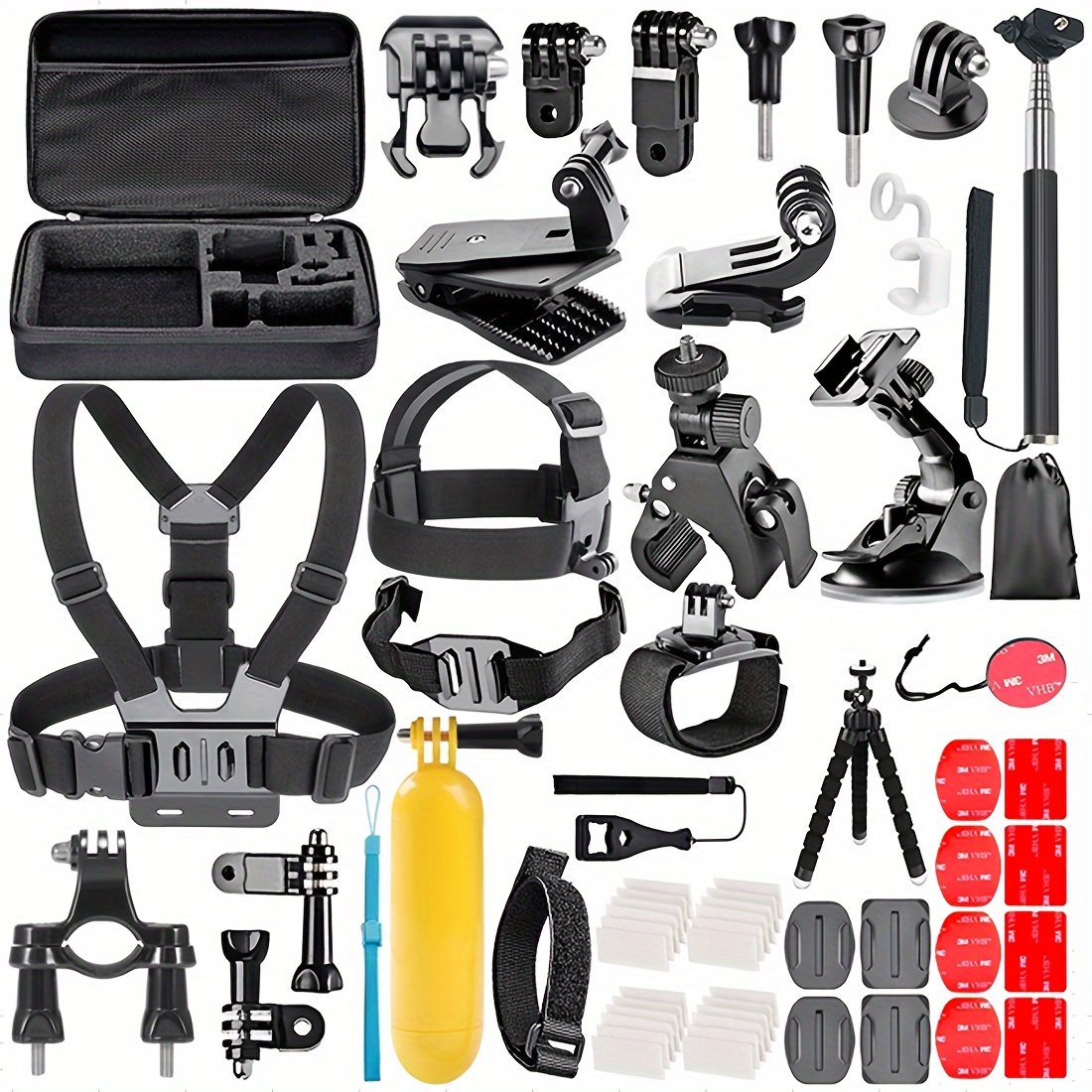 action camera accessory kit compatible hero10 Temu Portugal