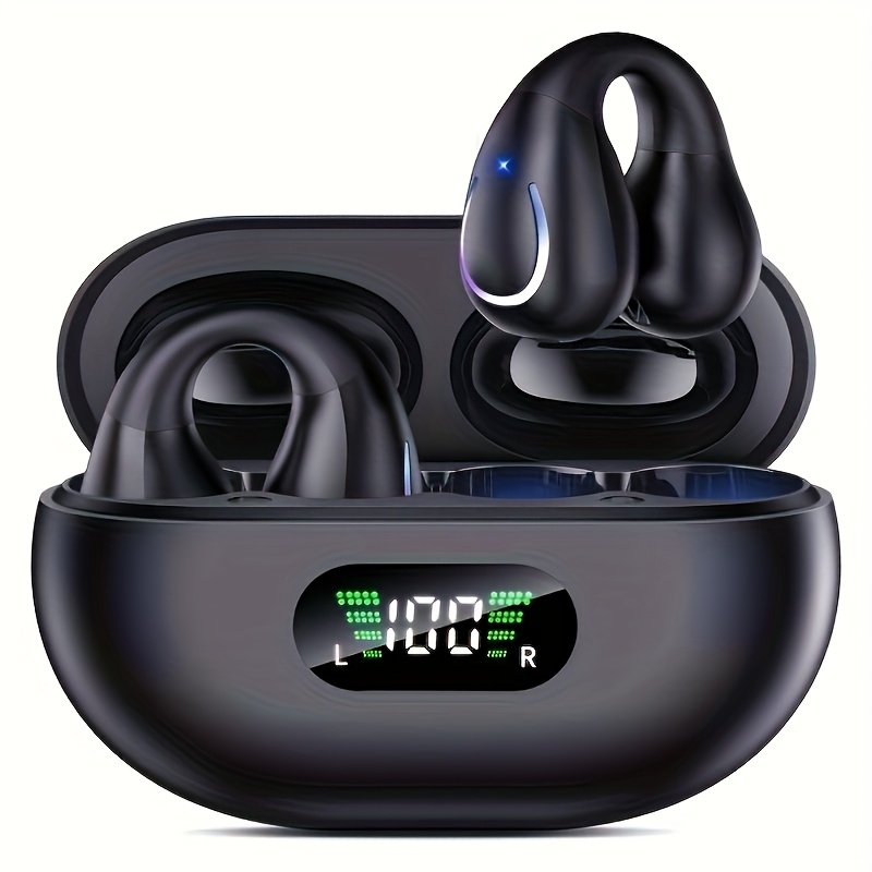 Truly Open Wireless Earbuds (Wireless 5.4 TWS), Experience 360° Ambient Awareness & All-Day Comfort. Secure Open-Ear Fit for Sports/fitness. Advanced ENC Delivers Crystal-Clear Calls. Intuitive Touch Control. LED Digital Charging Box with Real-Time Power + Long Standby. Hi-Fi Sound for Music/gaming/calls. Wireless 5.4 Ensures Ultra-Stable Low-Latency on IOS/Android. Perfect for Travel, Business Commutes, Outdoor Adventures, and Focus Sessions. Engineered for Active Lifestyles., High 10 Truly Open Wireless Earbuds (Wireless 5.4 TWS), Experience 360° Ambient Awareness & All-Day Comfort. Secure Open-Ear Fit for Sports/fitness. Advanced ENC Delivers Crystal-Clear Calls. Intuitive Touch Control. LED Digital Charging Box with Real-Time Power + Long Standby. Hi-Fi Sound for Music/gaming/calls. Wireless 5.4 Ensures Ultra-Stable Low-Latency on IOS/Android. Perfect for Travel, Business Commutes, Outdoor Adventures, and Focus Sessions. Engineered for Active Lifestyles., High - Image 10