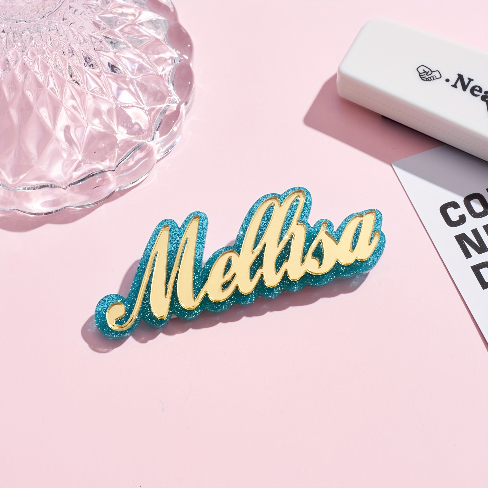 TEMU Name/number Pin - Custom Text/numbers Brooch - Name Tag Pin For Parties, Birthdays, Valentines, Mothers Day Gifts - For Adults 18+ ( Wear) -