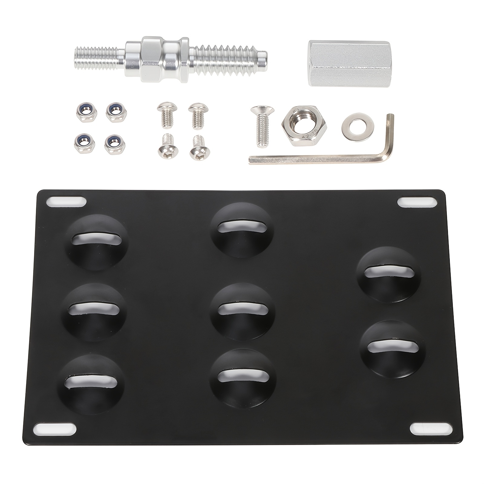 TEMU Car Accessories--front Bumper Tow Hook License Plate Bracket For 328i 335i F30 F10 For Mini For , Aintier
