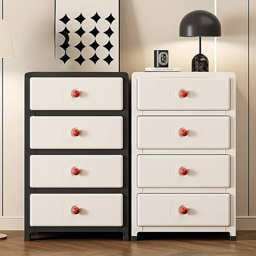 item picture 35 sided wide round ball handle drawer storage cabinet multi layer under table storage cabinet for snacks in living room and bedside storage cabinet under bed storage