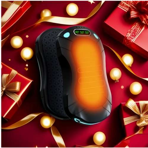 Chauffe-mains Rechargeables 2 En 1 - 7000 MAh, 3 Niveaux Chaud (40-50°C), Magnétiques, Cadeau Hiver, Plein Air