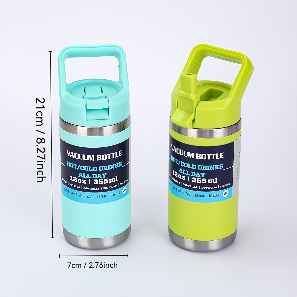 12oz/355ml Insulated water bottle with sealed lid double wall stainless steel vacuum tumbler applications for outdoor sports Hydration and indoor regular drinking, Water Bottle, Gym Water Bottle, Outdoor Hydration, Sleek Tumbler, Portable Bottle, Double Wall Insulation, Durable Construction, Spillproof Cup, Reusable Bottle, Students, Outdoor Adventurers