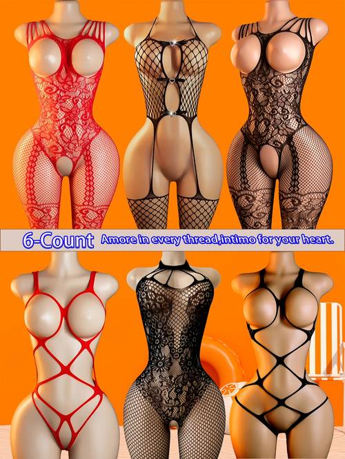 a set of lace backless bodysuits form fitting stockings high elastic womens lingerie mesh bodysuits open sleepwear swimwear beachwear