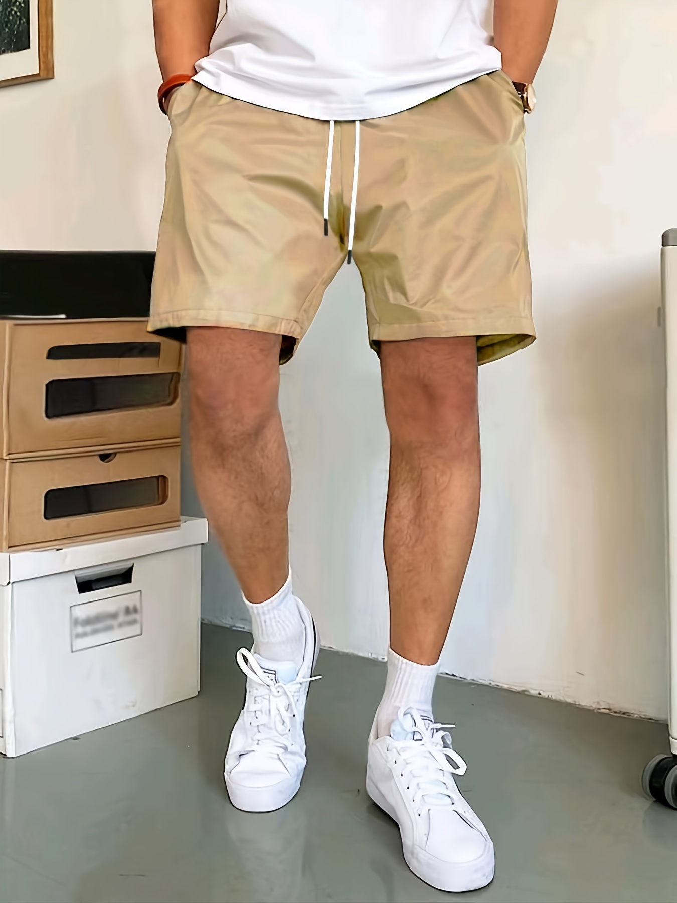 Mens Khaki Shorts - Temu