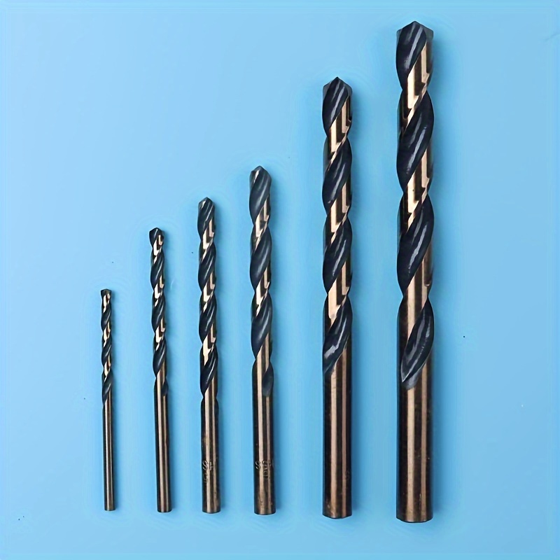 TEMU Twist Drill, 4341 High , Cobalt Drill, Stainless Steel Drill, Professional Drilling, Drilling, Hole Opener, Drill, Alloy Straight Shank Drill