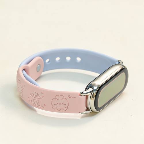 MI Watch Band, Soft And Comfortable Strap for Women, Compatible with Xiaomi 8/9/10, Elegant And Fashionable, Quick Release Design, Breathable And Luxurious