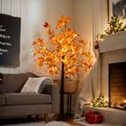 1pc 4ft 5ft lighted led artificial floor lamp tree for party birthday holidays wedding fall decoration christmas decor halloween decor
