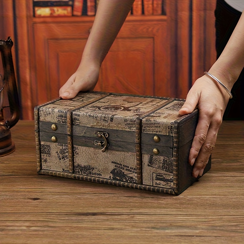 ヴィンテージ 八角形 ガラスケース 木製 ヴィンテージ 八角形 木製収納