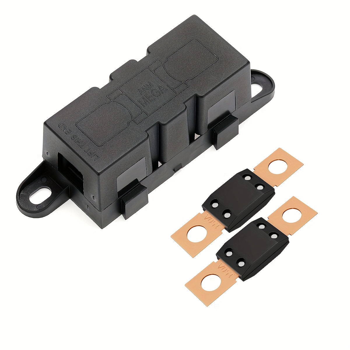 Image of Mega Car Fuse Holder With 30a-300a Fuse, High-current -down Fuse Holder For Cars, Trucks, , Buses, Caravans