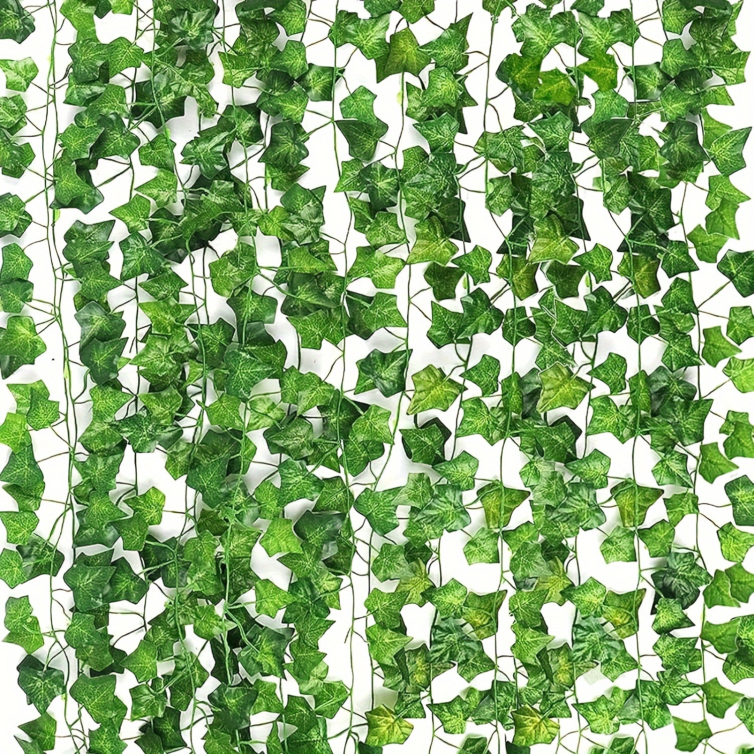 

75pcs Odorless Simulated Eucalyptus Rattan Leaf Piping Indoor Birthday Party Decoration Simulated Green Dill Leaf Vine Creeper Leaf Simulation Rattan Easter Gift