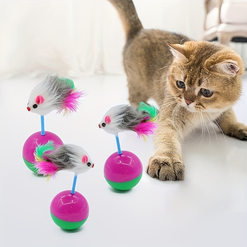 

Interactive Cat Toy For Play & Exercise - Plastic, Suitable For All Breeds