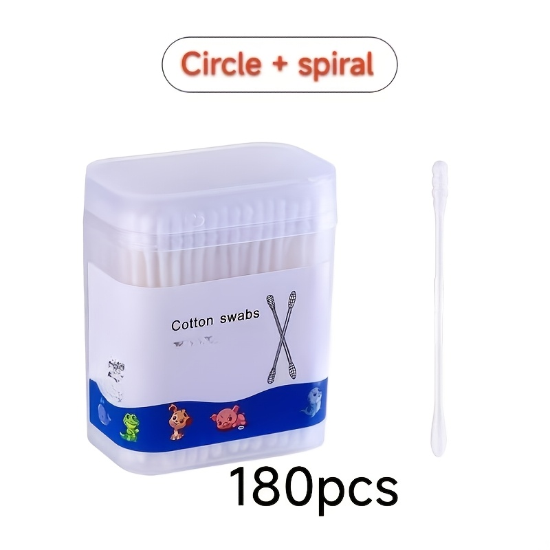 Image of 180pcs Swab Set For Ear And Nose Cleaning - The Care Gift For Christmas, Halloween, Thanksgiving, Easter, And New Year