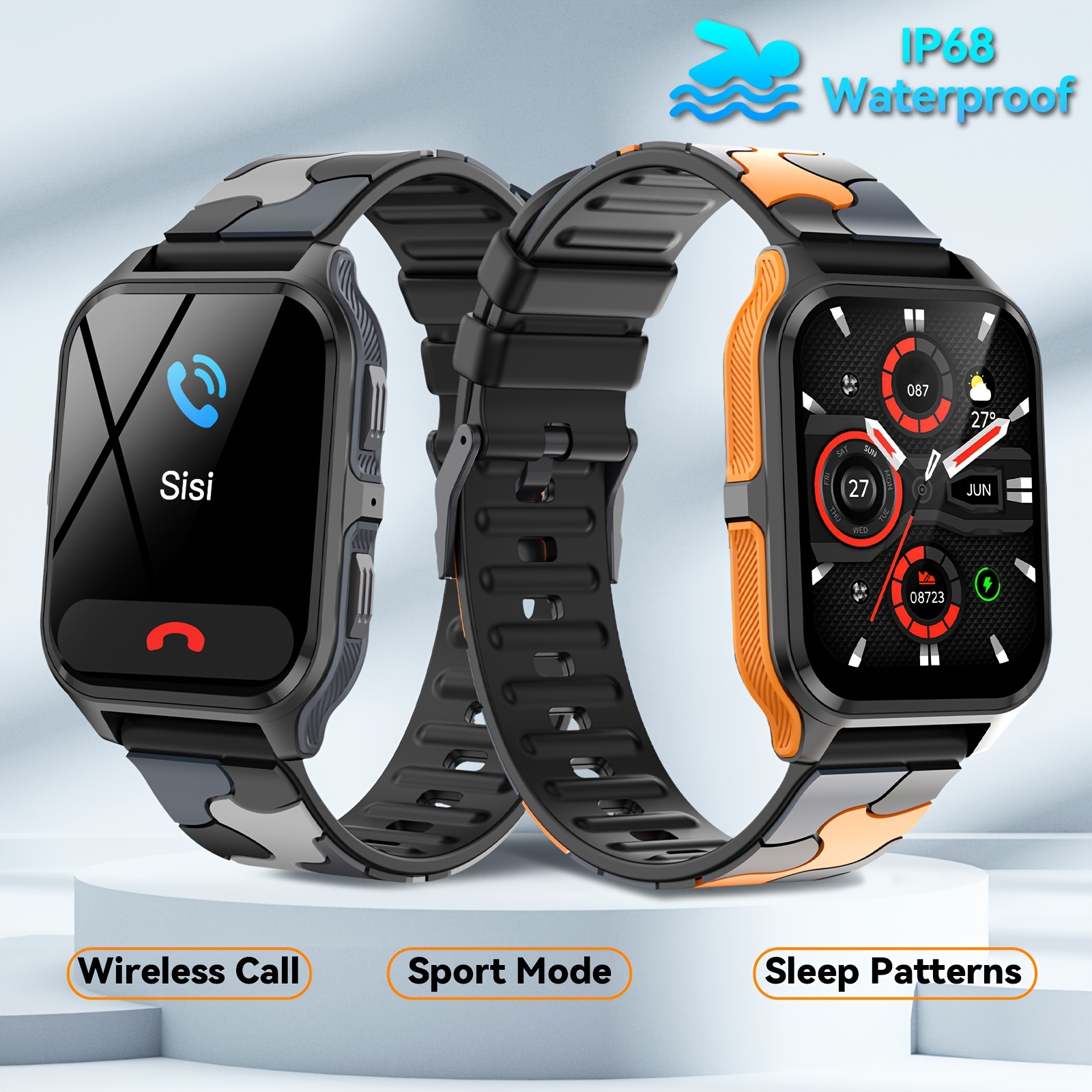 Smartwatch With Wireless 5.3 Call/dial Ip68 Waterproof - Temu