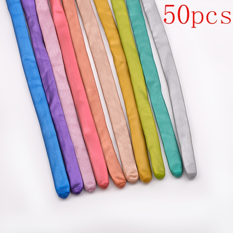 TEMU 50pcs Metal Mixed- Long Latex Balloons, Suitable For Weddings, Birthdays, Summer Parties, Christmas, Halloween, Valentine's Day, Indoor And