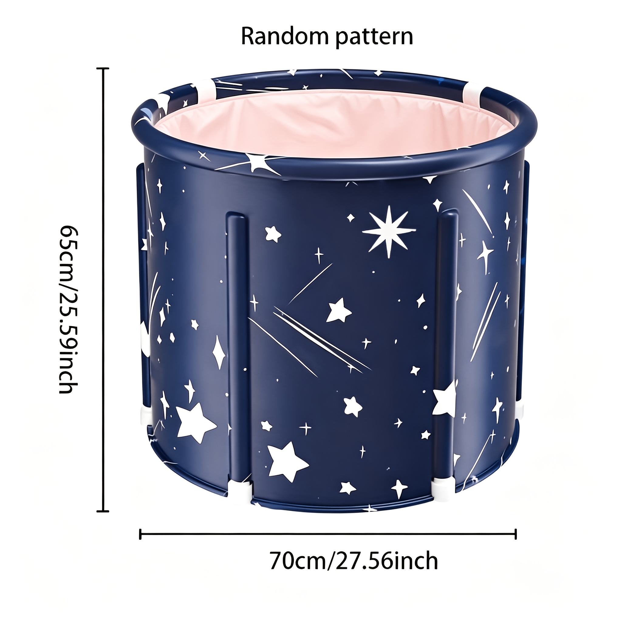 1 Portable Bathtub Foldable Freestanding Tub Japanese Dip Tub, Shower Tub, Bathroom Folding Spa Tub, Adult, Boys And Girls, Indoor And Outdoor Tub