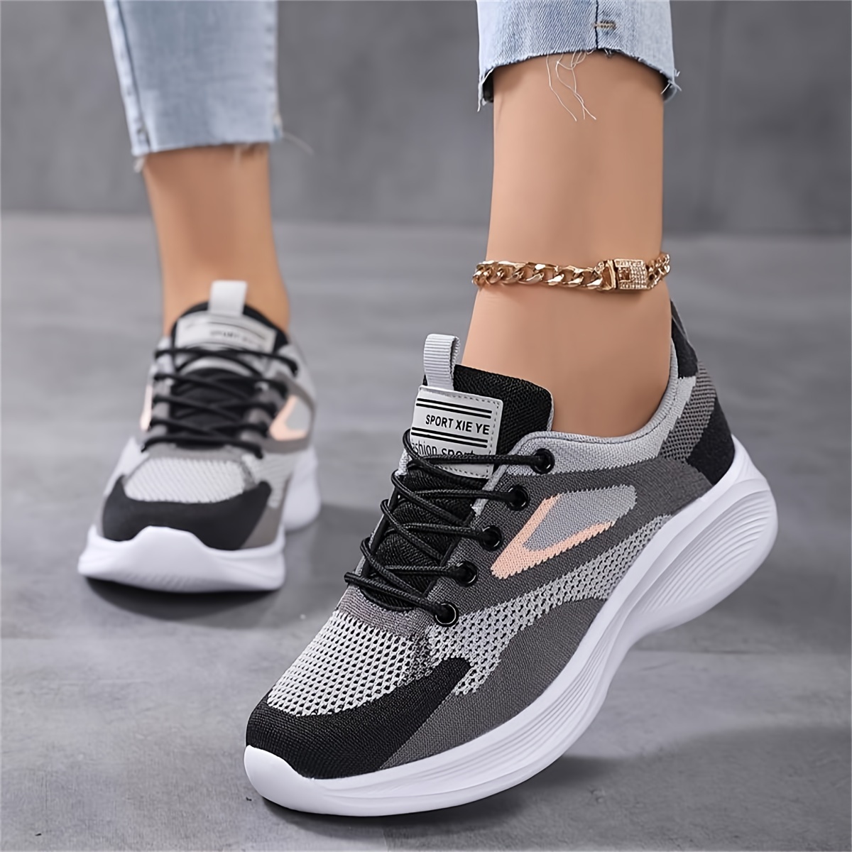 Lightweight, Comfortable And Versatile Women's Outdoor Sports/ Running Shoes (designed As) Casual Footwear For Ladies, Women Shoes, Sneakers