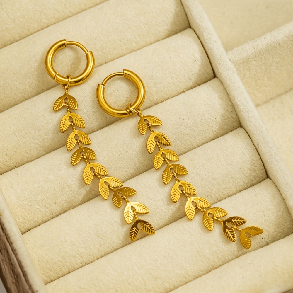 Gentle and Elegant Tassel Drop Long Ear Cuffs, Gift for Her