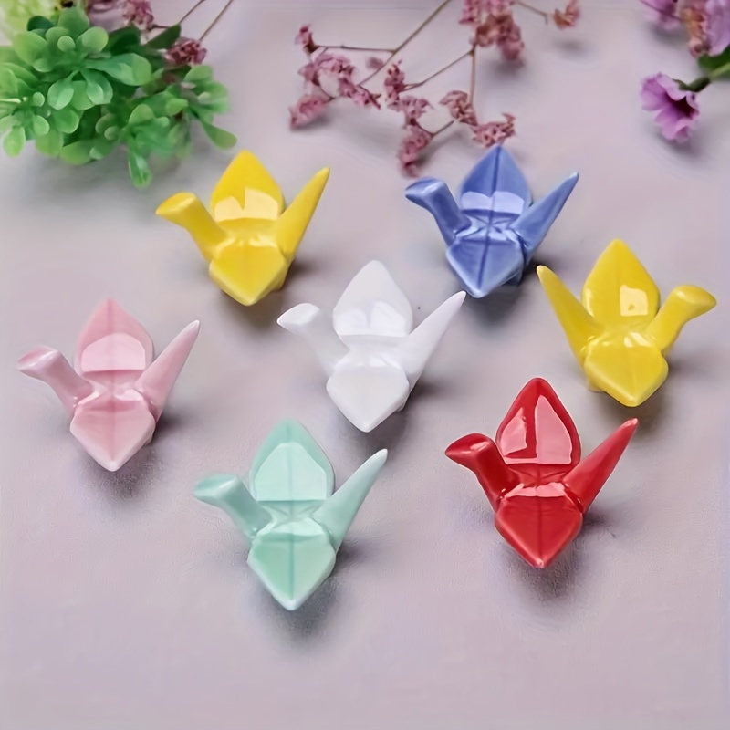 Image of 2pcs Random Color Paper Chopsticks Stand Kitchen Chopsticks Stand Creative Pen Stand Personality Decoration