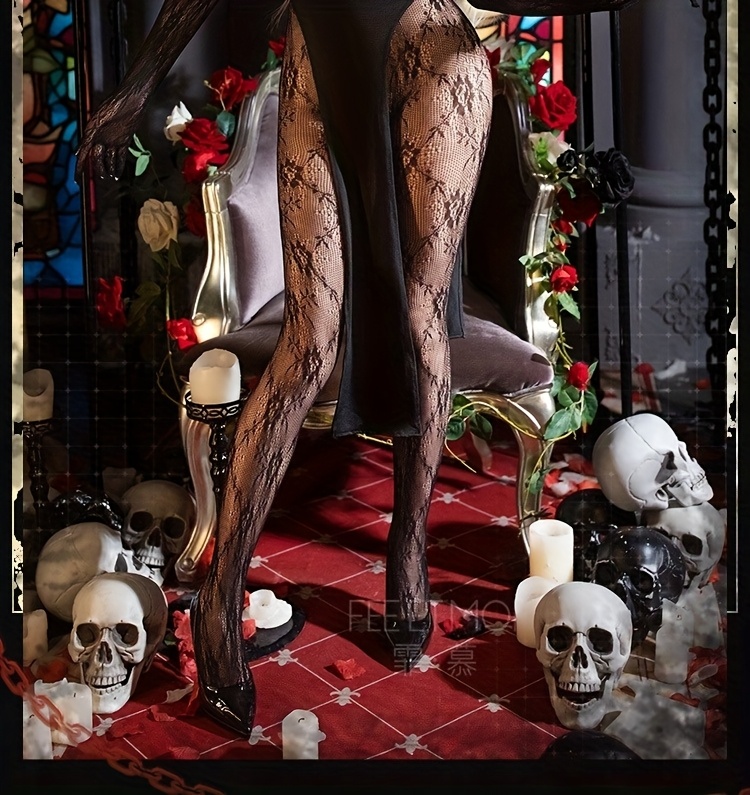 Castle Feast See-Through Temptation Halloween Set Ladies Erotic Lingerie Sexy
