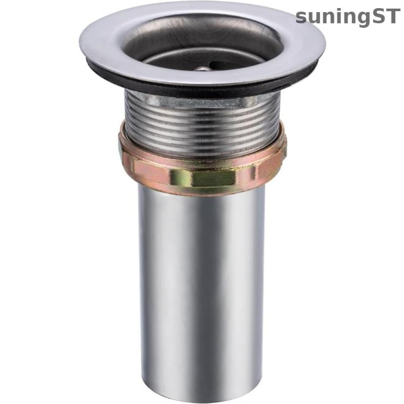 Stainless Steel Rv Sink Drain Assembly With Strainer Basket & Drain Pipe - Fits 2 & 2.5 , Anti-clog, Rustproof, For Prep Bars & Rv Sinks