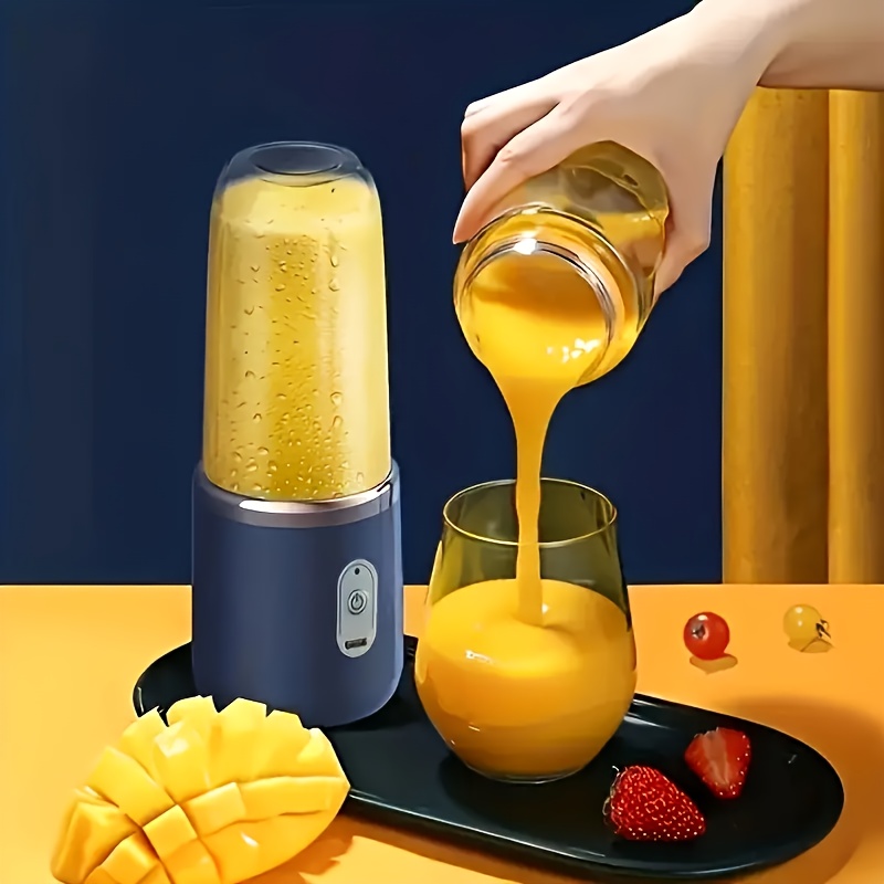 1pc portable usb rechargeable juicer cup multifunctional small juicer for home and students household gadgets details 0