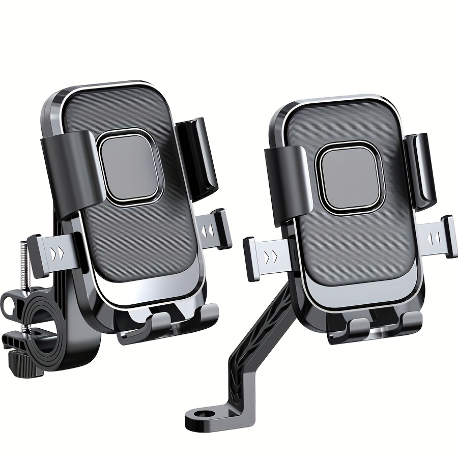 

1pc Universal Phone Holder, Abs , & Rotatable Gps Navigation Stand For Motorbike, , Or