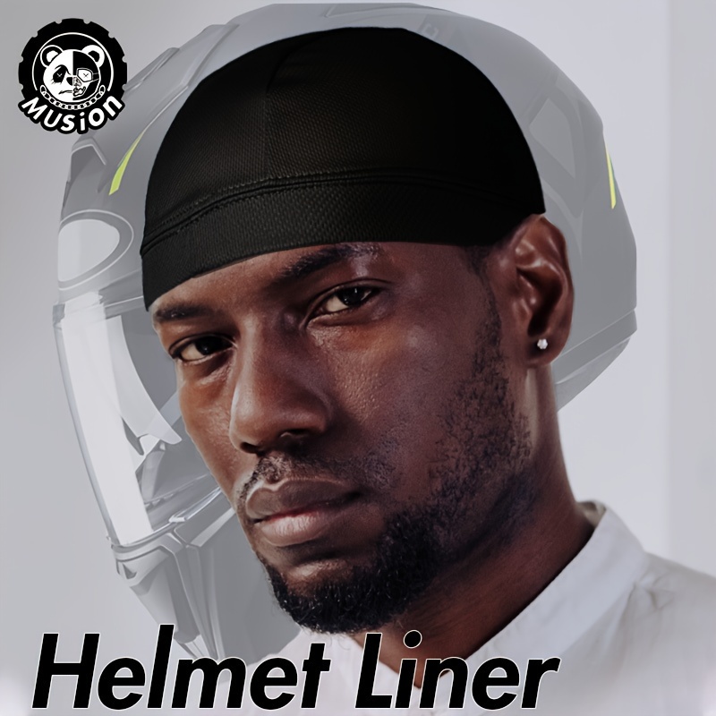 Bandana Under Helmet Head Cover Dew Rags For Men Skull Cap Sweat