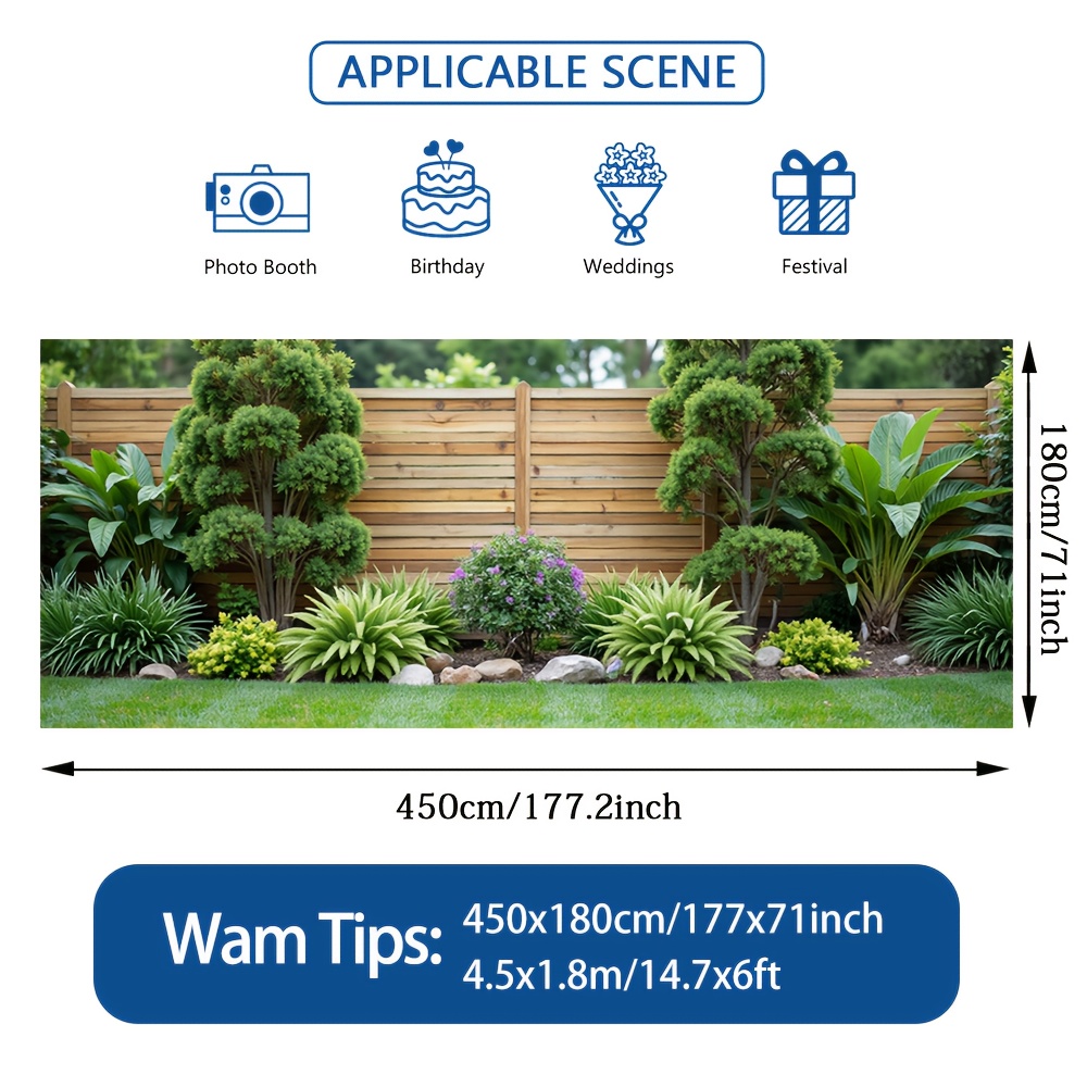 TEMU 2d Flat, 2d Door Banner, 1pc 2d Flat Printing Landscape Garage Door Banner, Vibrant And , Ideal For Brightening Up Your Garage Door For Parties